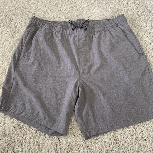 Eddie Bauer Other - Eddie Bauer Shorts Mens Sz XXL UPF 50 Quick Dry Woven Tech Pull-On Gray Heather